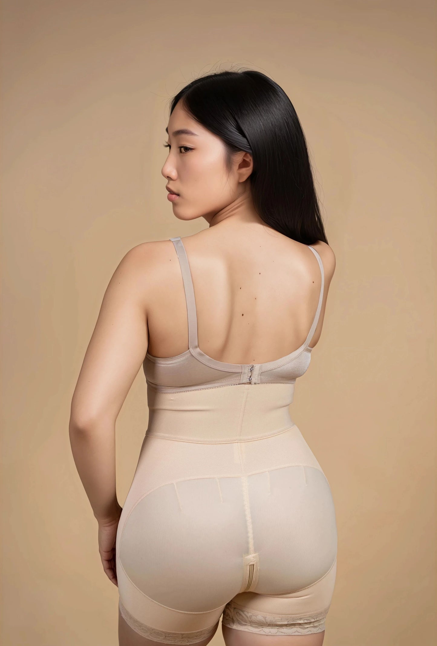 Hot Curve - High-waisted Mid Thigh Shorts